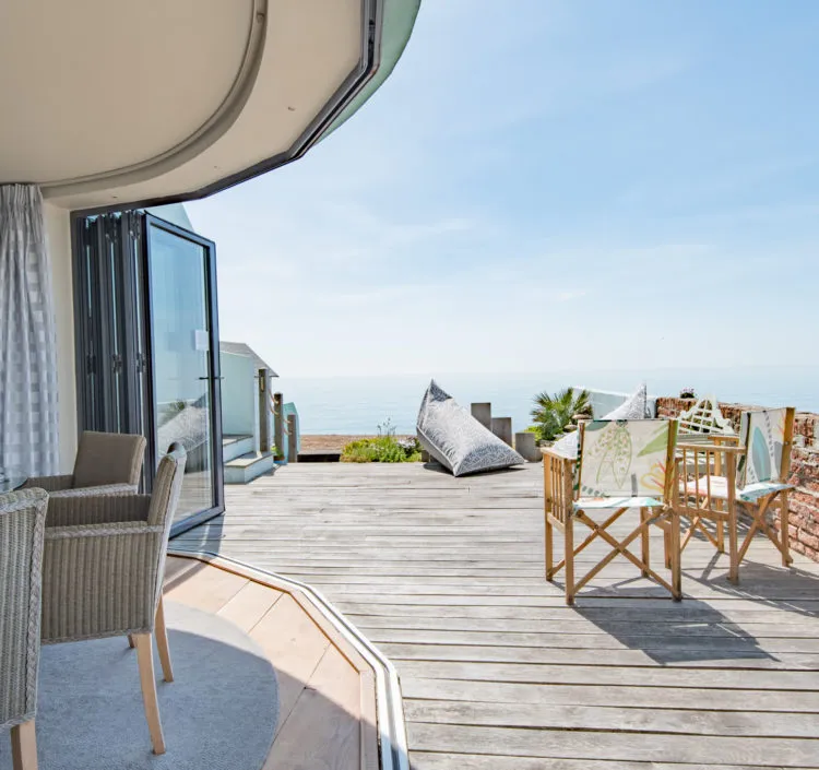 The beach house at Sandgate