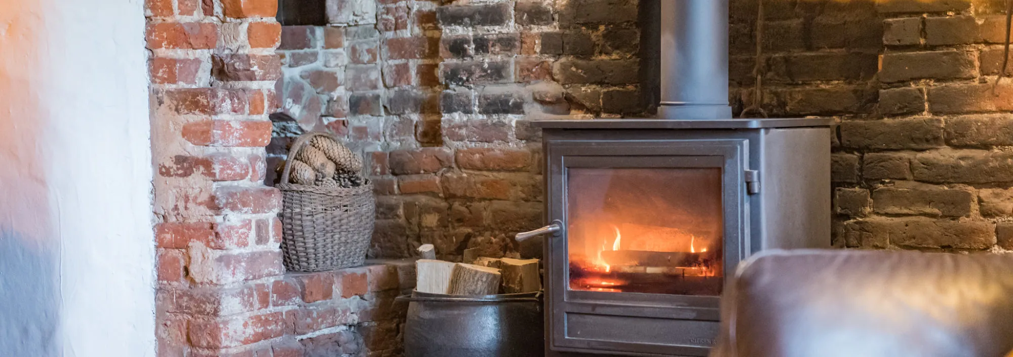 Kent holiday cottages with an open fire