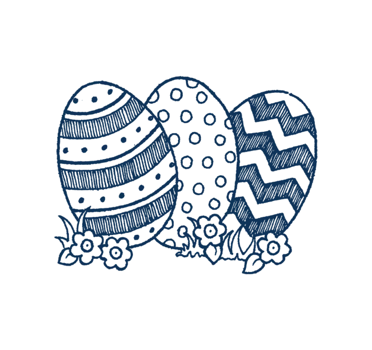 Easter egg illustration