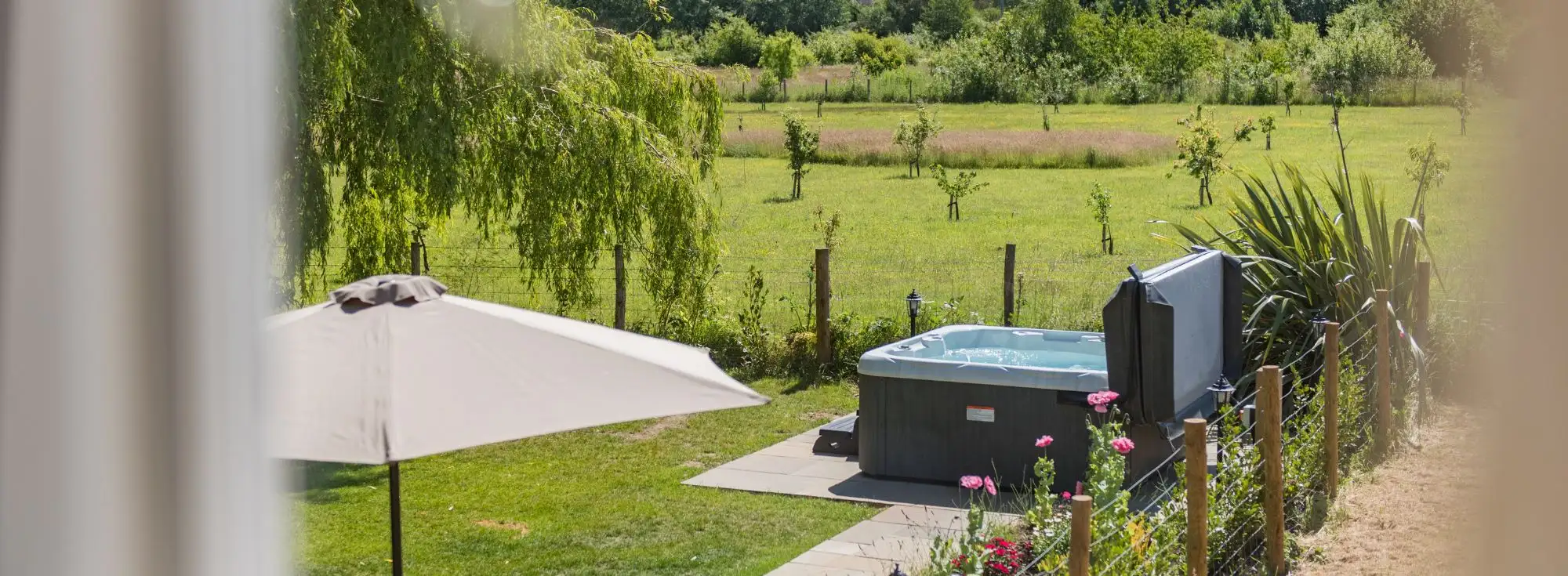 The old post office hot tub