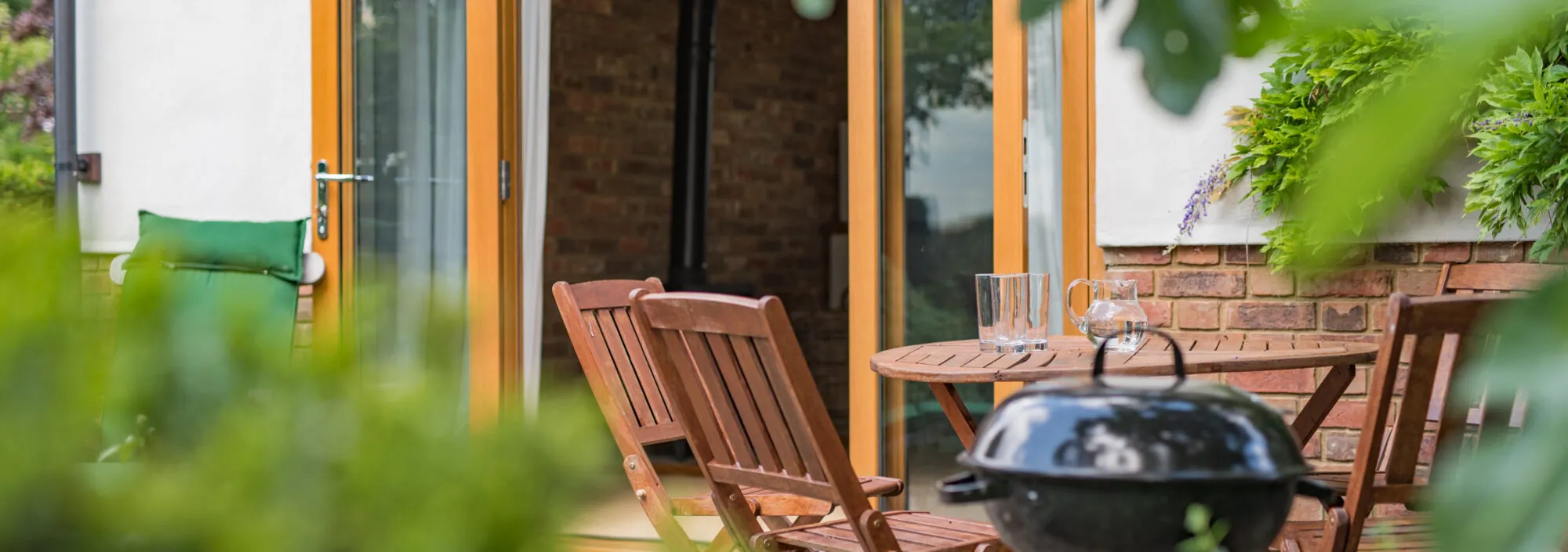 An outdoor BBQ at one of Bloom Stays Holiday Homes in Kent