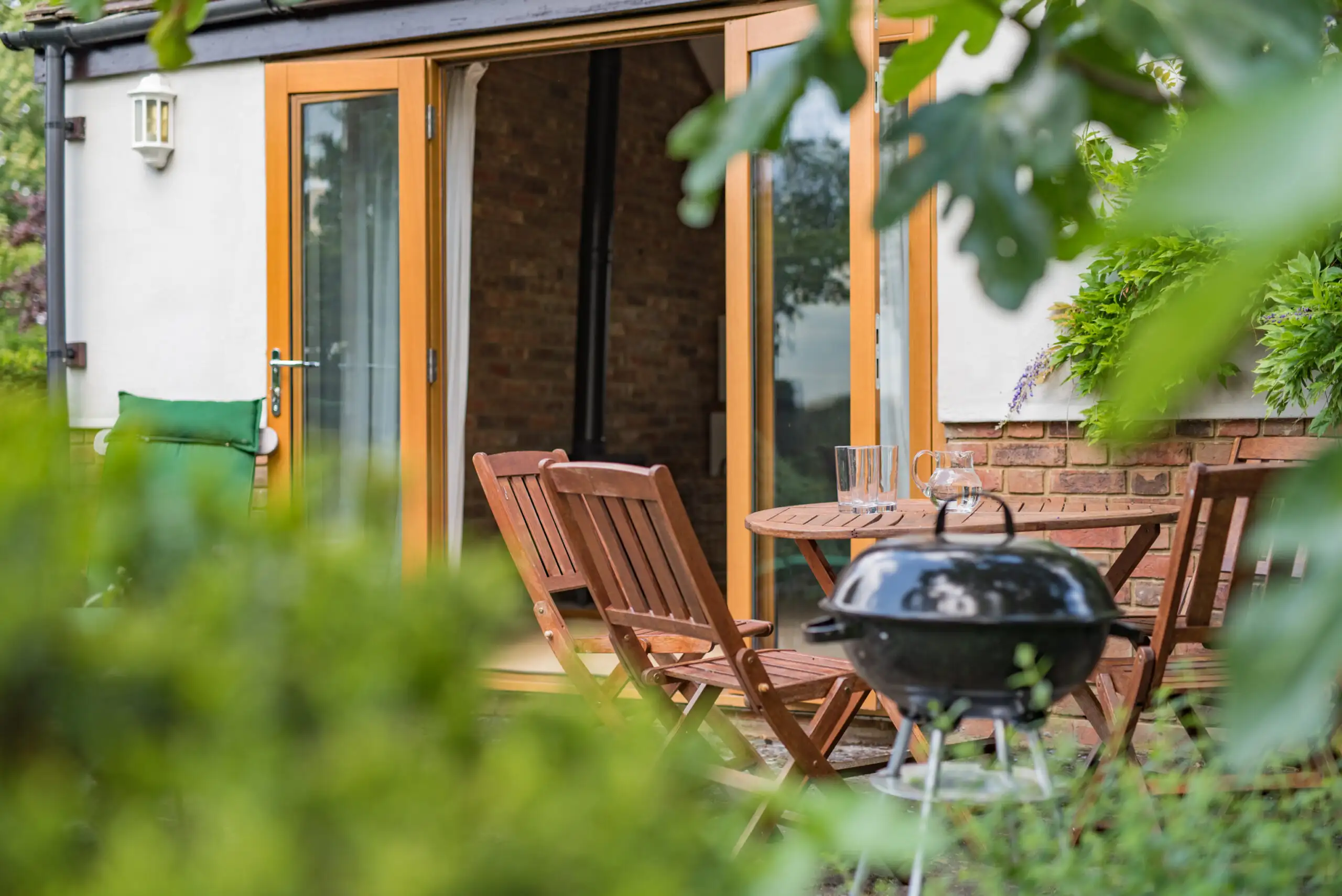 An outdoor BBQ at one of Bloom Stays Holiday Homes in Kent