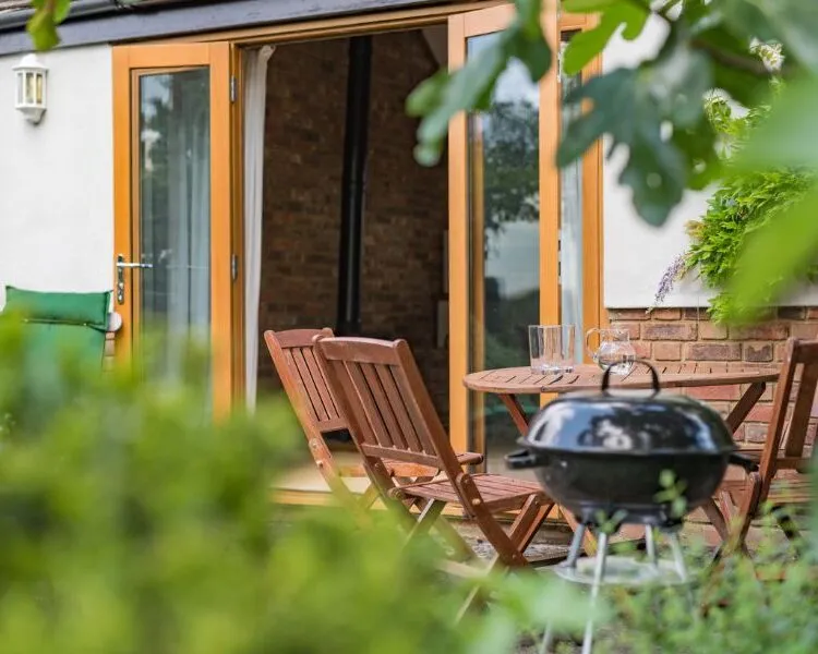 An outdoor BBQ at one of Bloom Stays Holiday Homes in Kent