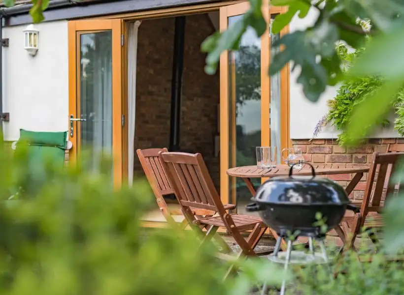 An outdoor BBQ at one of Bloom Stays Holiday Homes in Kent