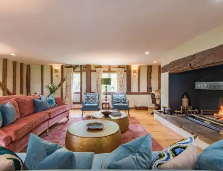 Lower Standen Farm in Kent Holiday home interiors
