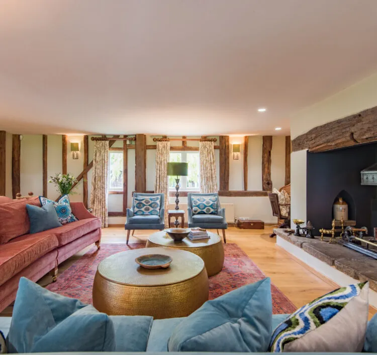 Lower Standen Farm in Kent Holiday home interiors