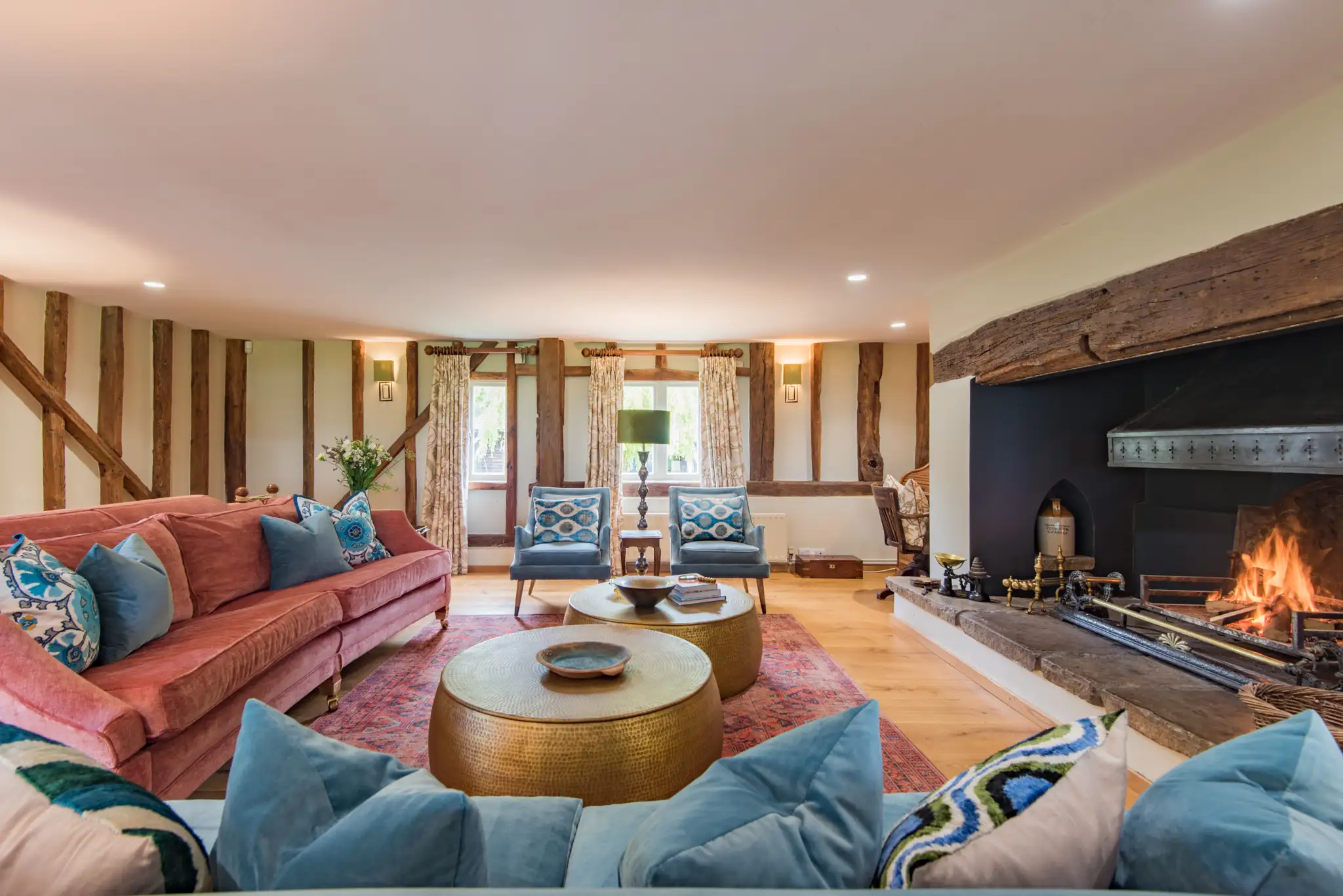 Lower Standen Farm in Kent Holiday home interiors