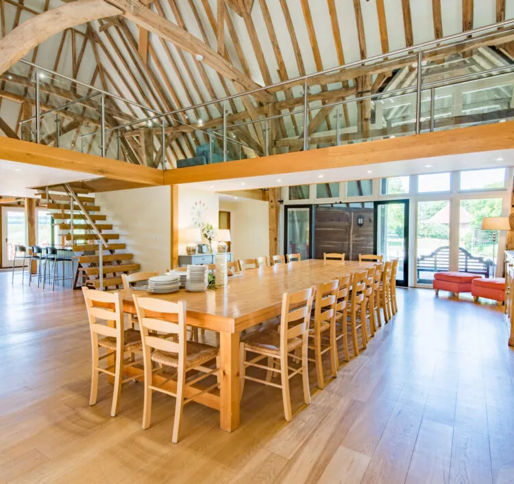 Great Higham Barn Seating Area
