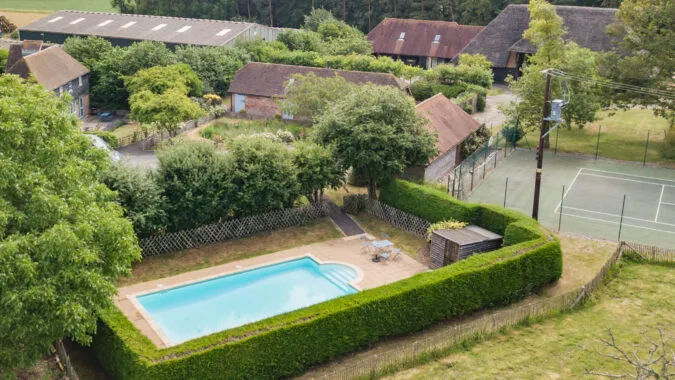Great Higham Barn Complex Pool Shot