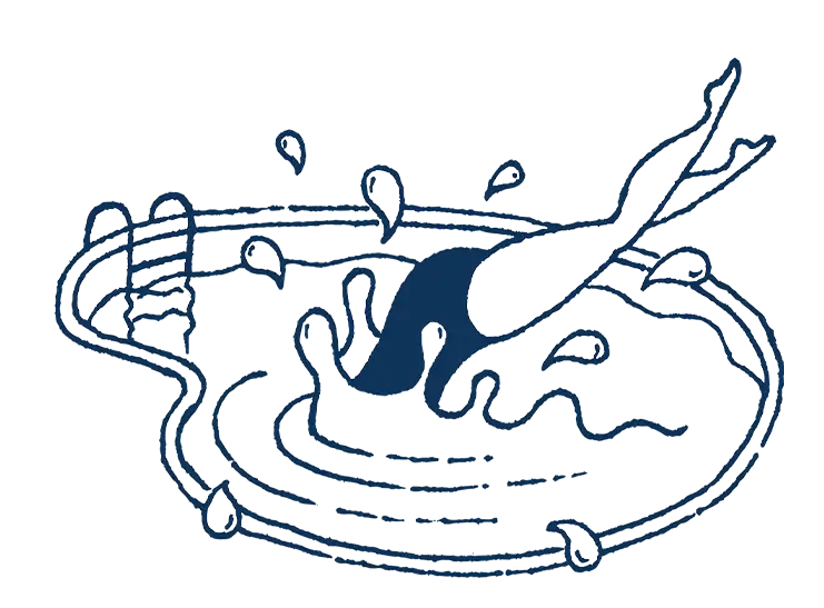 pads with pools illustration