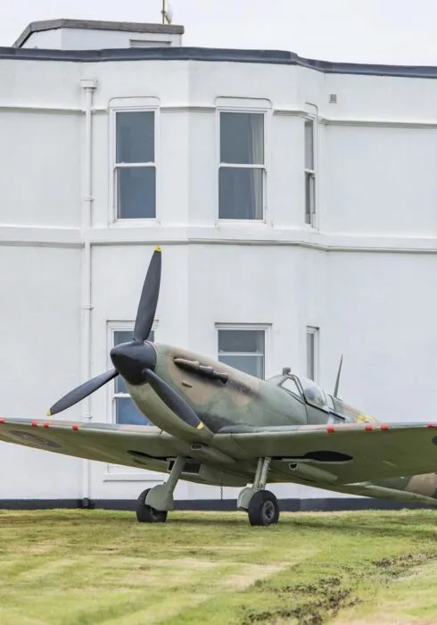 Spitfire Replica at Abbots Cliff House