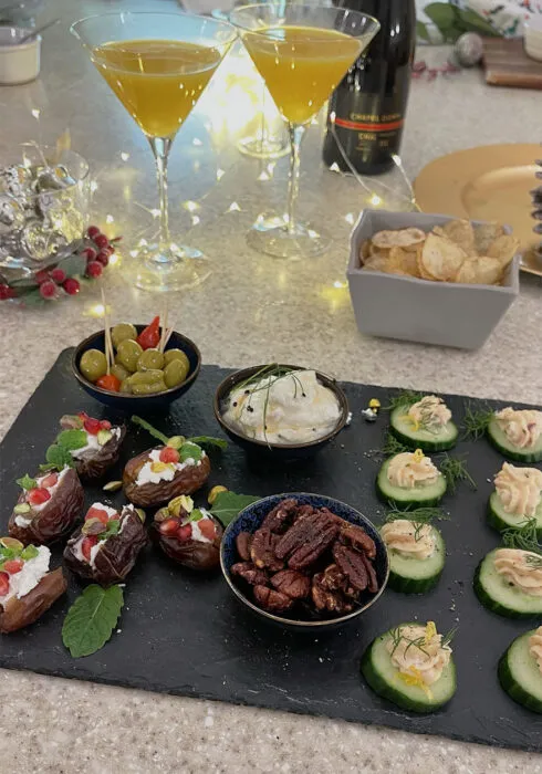 Christmas Canapés made by The Needy Greedy