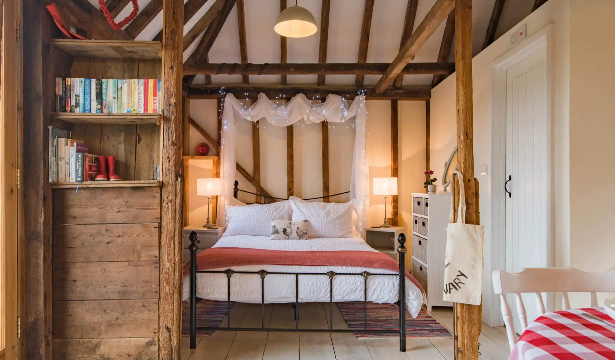 The Granary, in Kent is a romantic holiday homes perfect for couples looking for a cosy getaway.