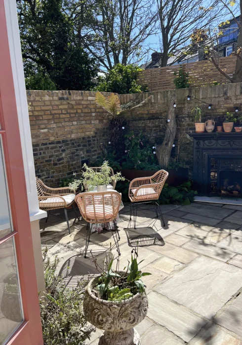 Margate Beach House Courtyard
