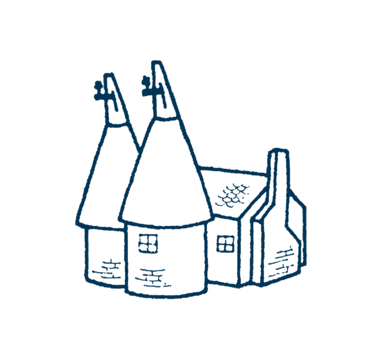 Oast House Illustration