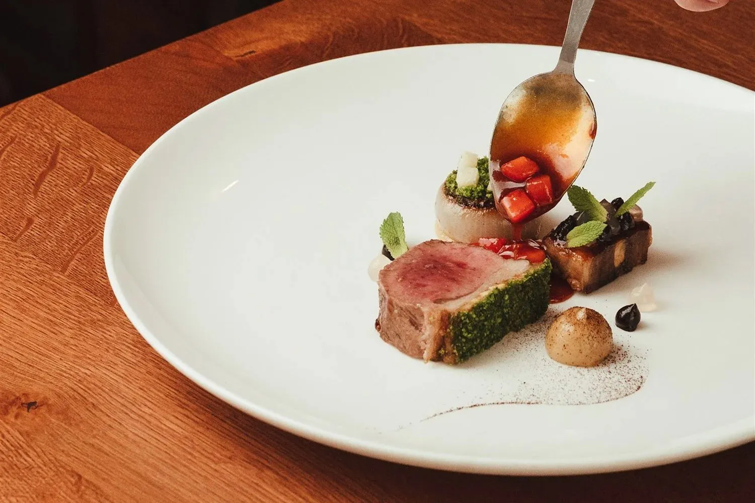 An intimate dining experience at Hide and Fox in Saltwood, Hythe.