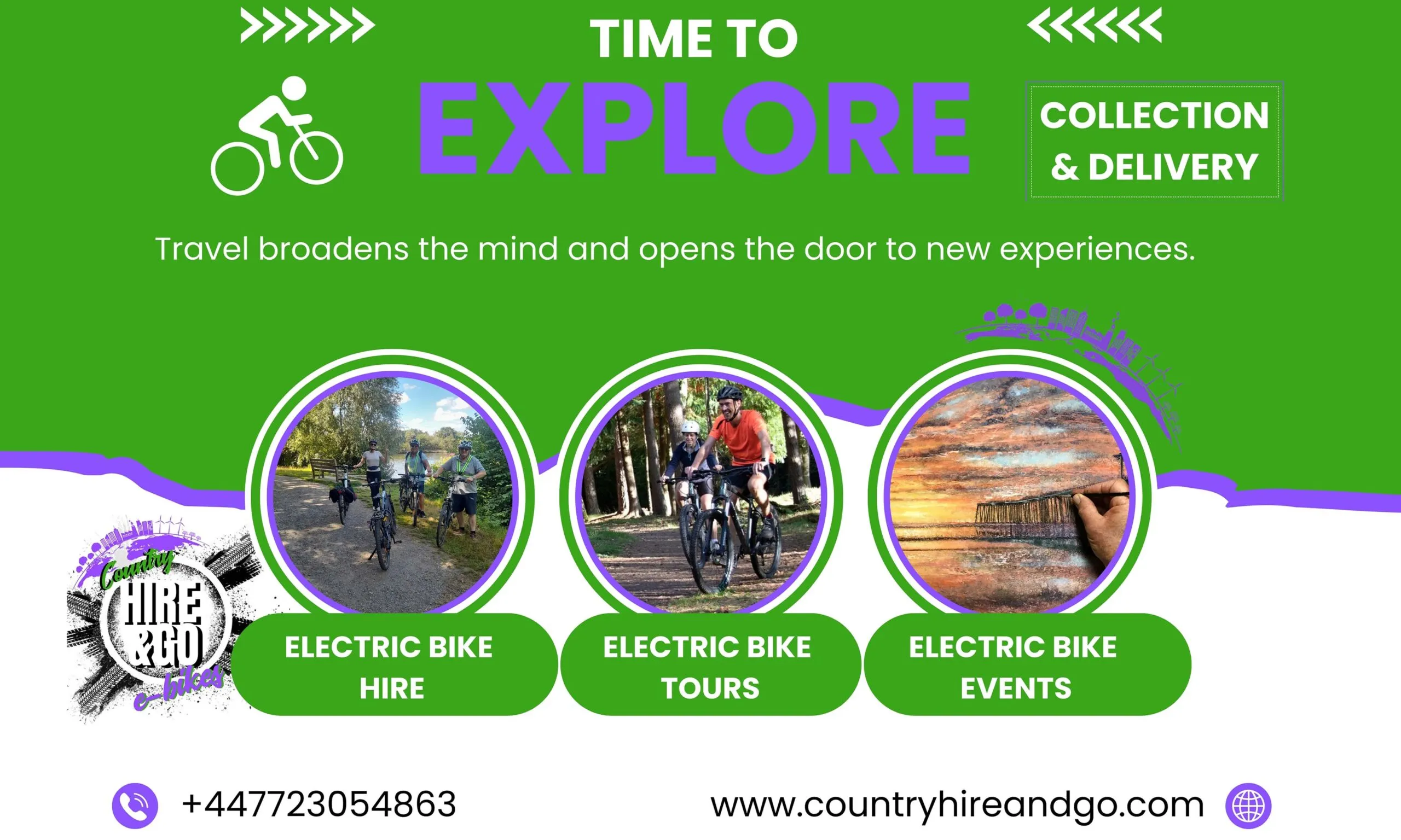 CountryHire and Go - E Bikes hire in West Kent and Sussex