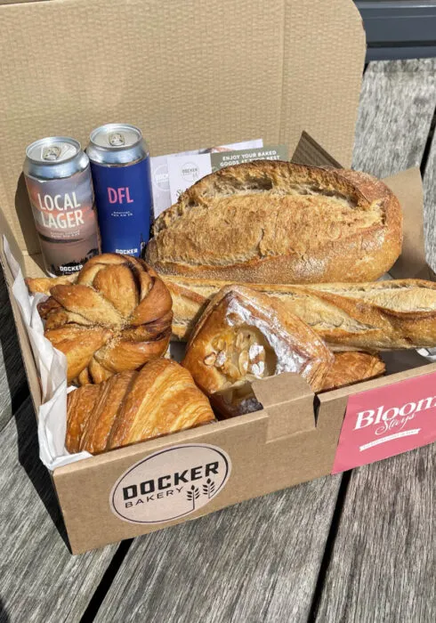 The Docker weekend pastry, bread and beers box | Bloom Stays